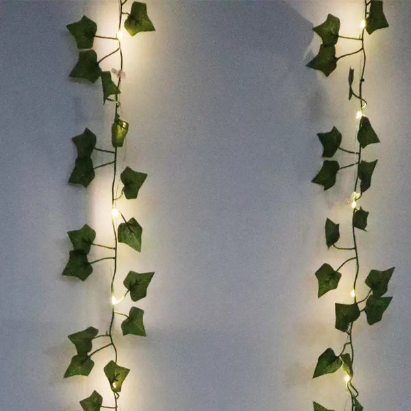 Vine Leaf Curtain Fairy Lights